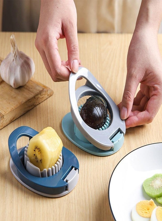 Dec Kitchenpro 3-in-1 Egg Slicer Cutter - Portable Boiled Egg Chopper for Salad, Sandwiches - Kitchen Tool Makes Slices, Wedges, Cubes - Durable Slicer Kitchen Gadget (Multicolor) - Image 4